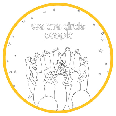 Printable Coloring Pages - We Are Circle People