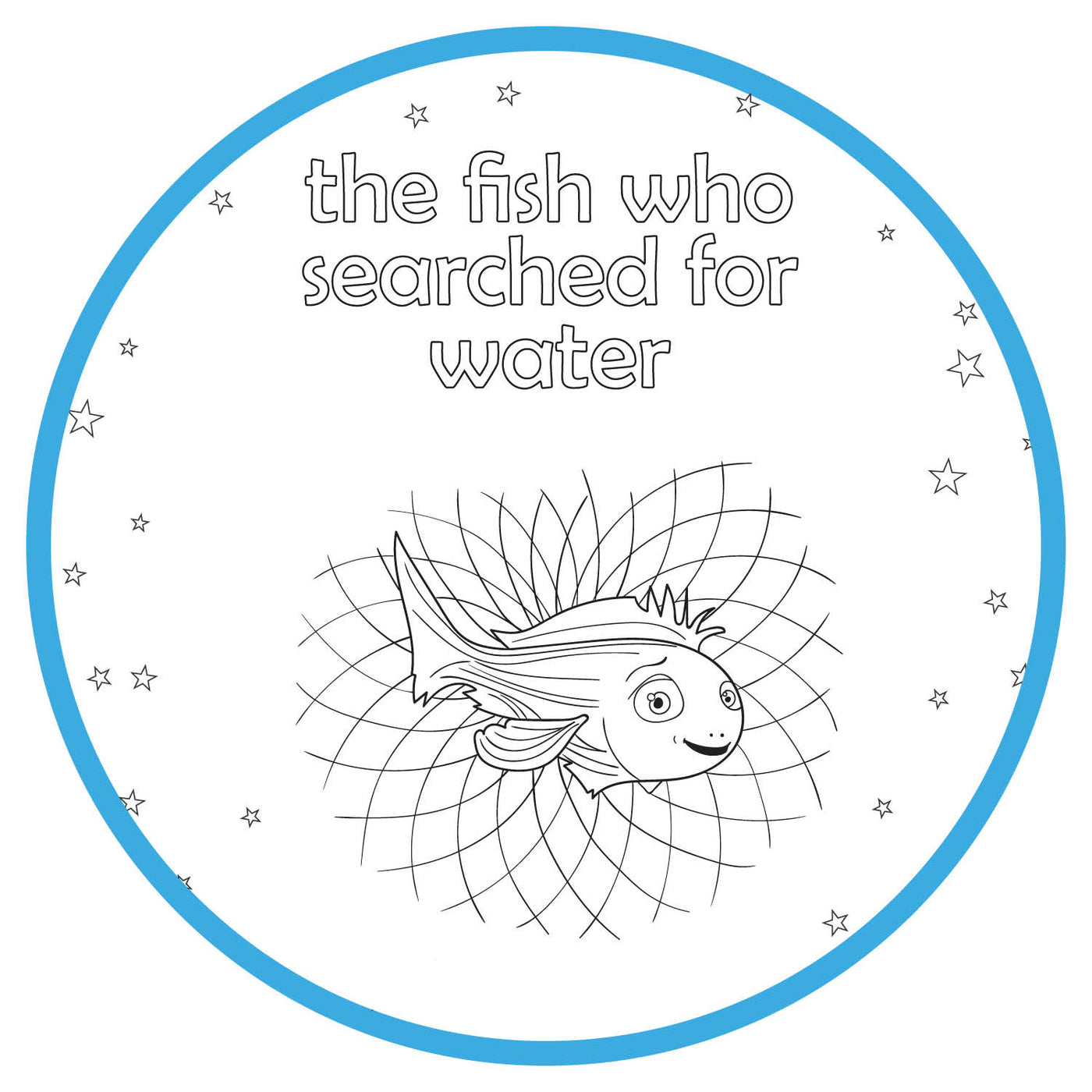 Printable Coloring Pages - The Fish Who Searched for Water