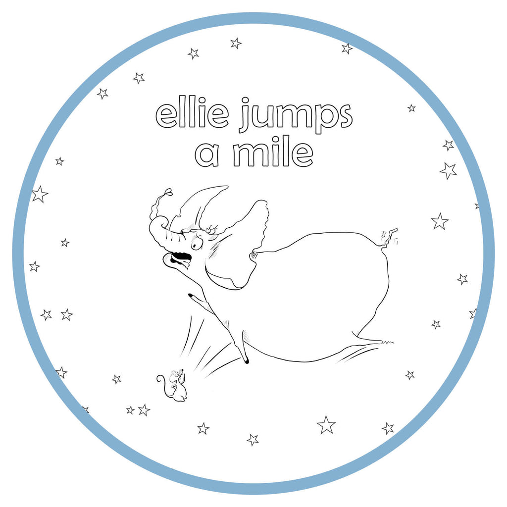 Printable Coloring Pages - Ellie Jumps a Mile