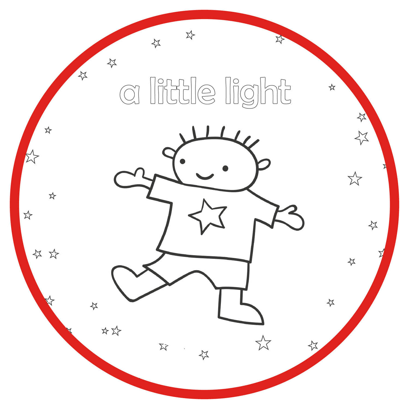 Printable Coloring Pages - A Little Light