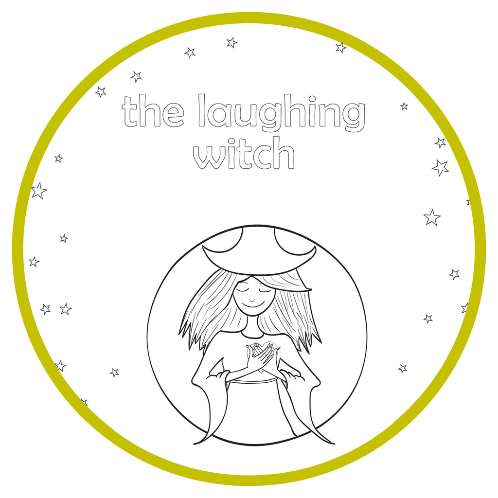 Printable Coloring Pages - The Laughing Witch