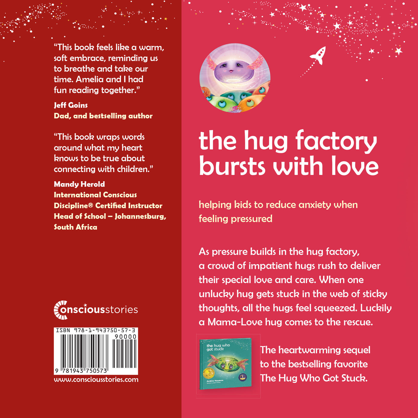 The Hug Factory Bursts with Love: Helping kids to reduce anxiety when feeling pressured.